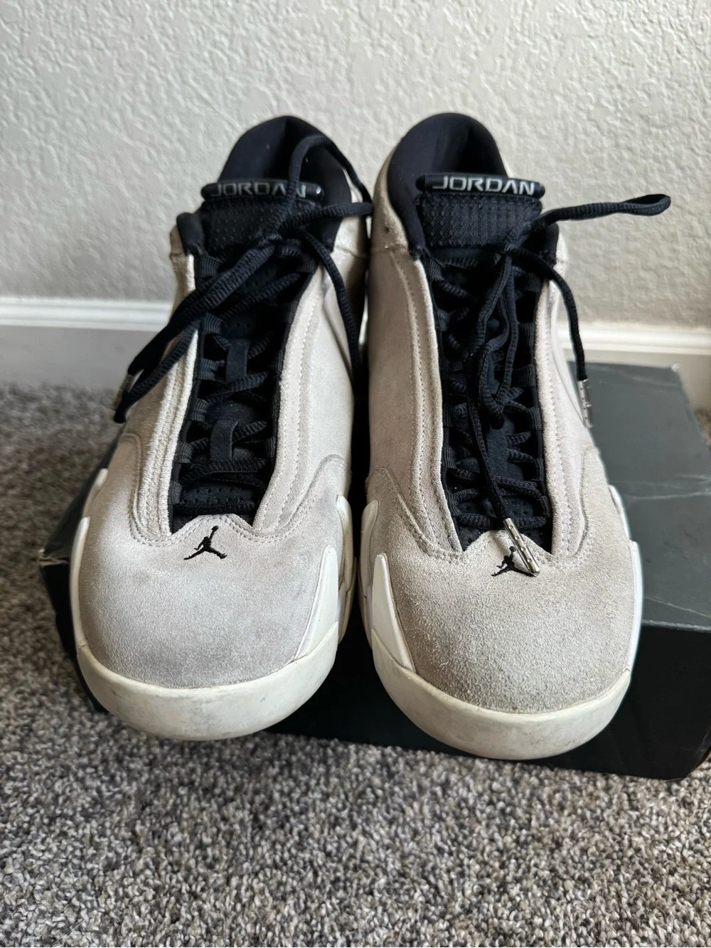 Nike Air Jordan 14 Retro Desert Sand Sneakers
